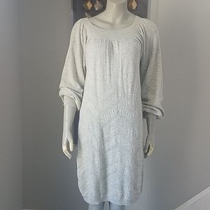 3.1 Phillip Lim Knit Sweater Dress Alpaca Gray